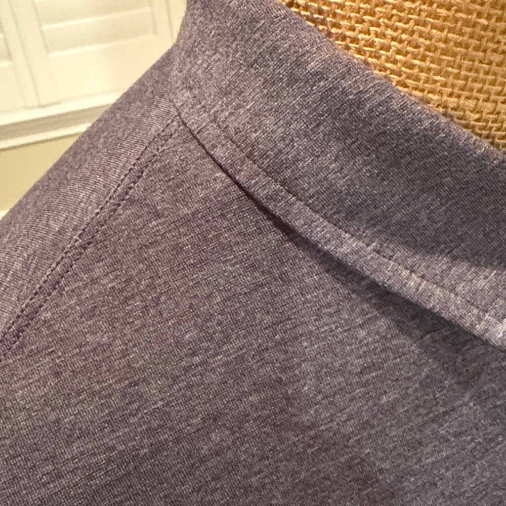 Lululemon Evolution long sleeve polo, XL, gray/purple, EUC, slim fit - Picture 5 of 7